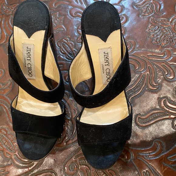 Jimmy choo size 8 high mules - Picture 2 of 6